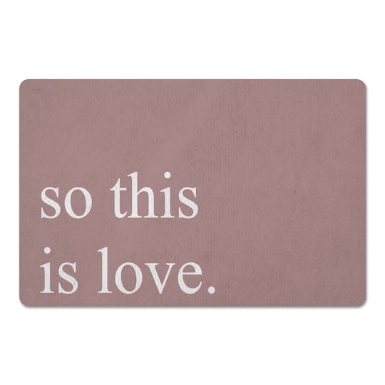 So This Is Love 18" x 27" Floor Mat